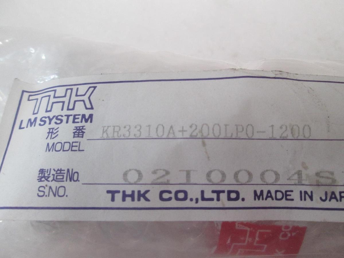 THK, KR3310A+200LPO-1200, Linear Guide Block w/ Slide, New