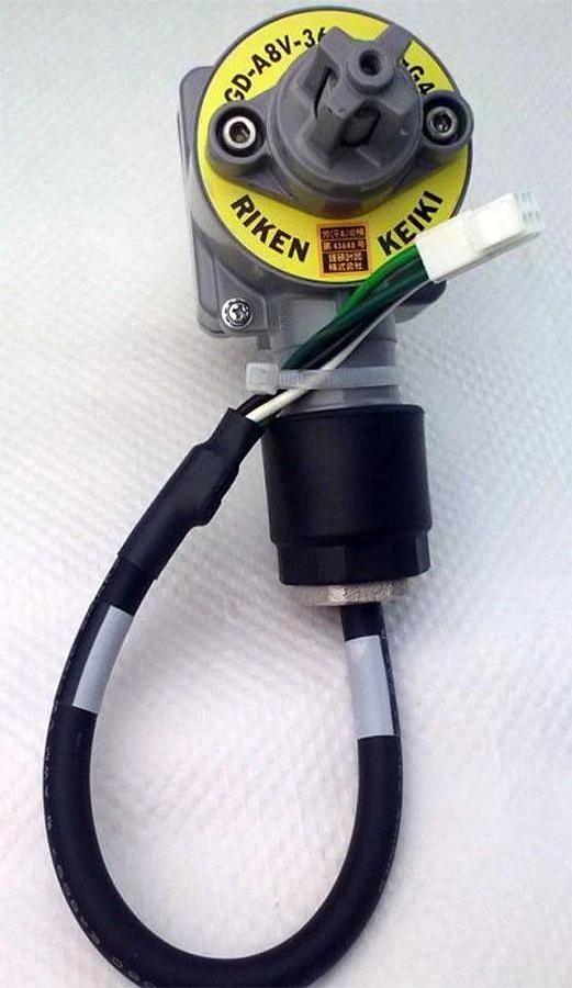Used Riken Keiki GD-A8V-36 TEL FNC Side Gas Sensor With ~12" Cord