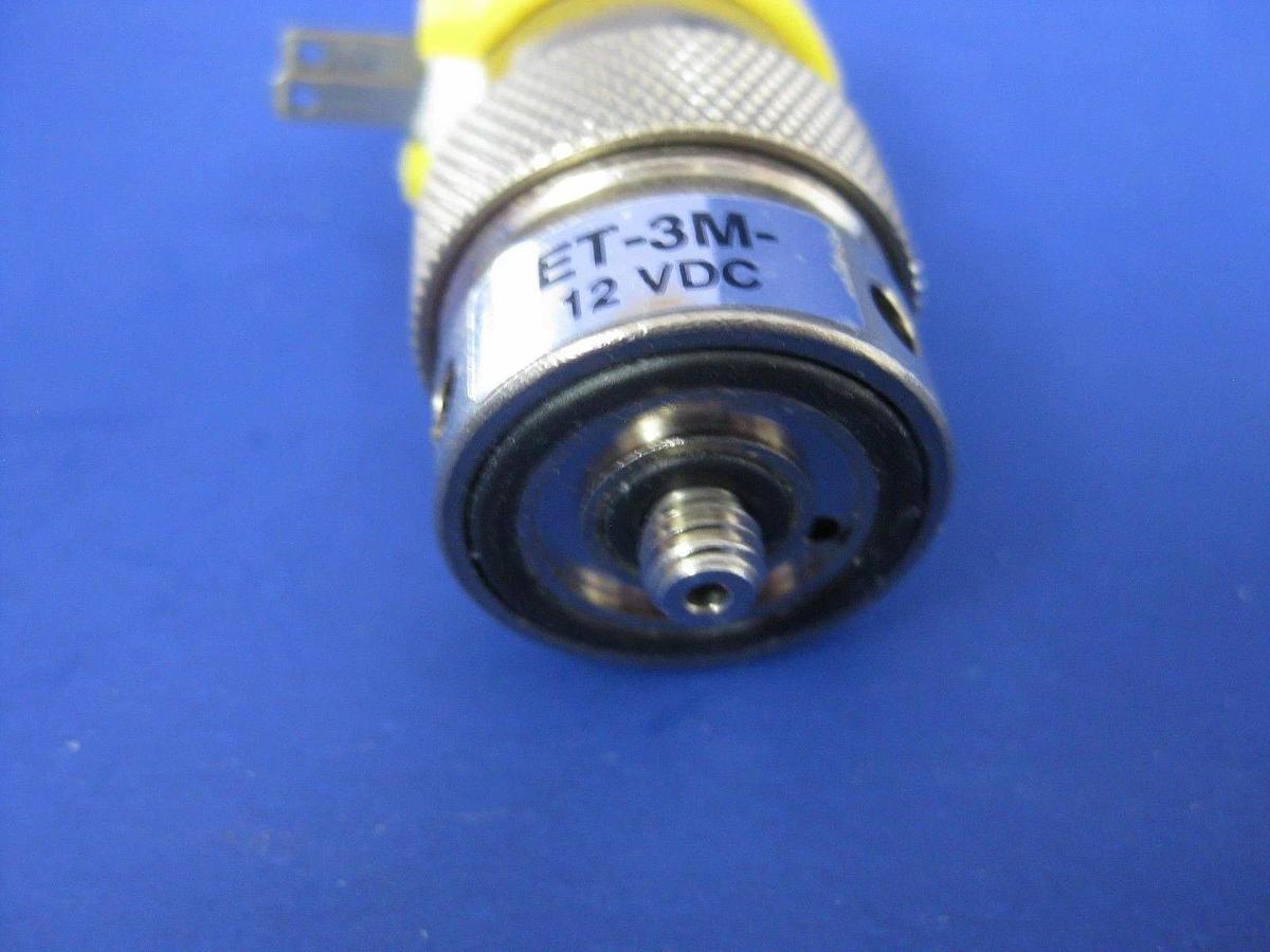 Used Clippard ET-3M-24 3-Way Electronic Valve, N.C., 24 VDC - Lot of 5 Used