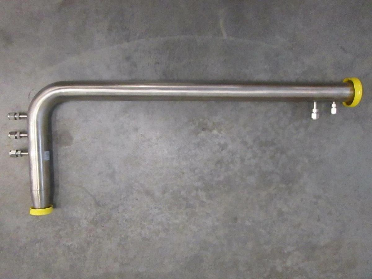 Used AMAT, 0050-32025, Elbow Vacuum Line with 5 Ports, New