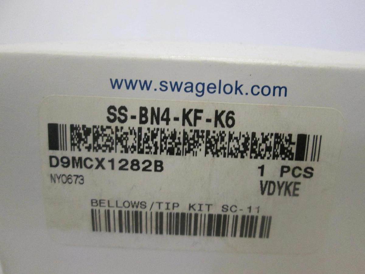 Swagelok, SS-BN4-KF-K6, Bellows/ Tip Kit SC-11, New, Lot of 2