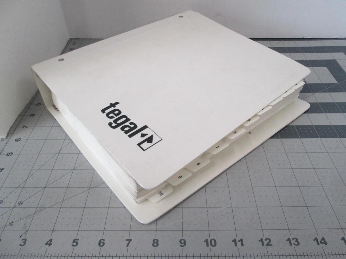Used Tegal, 901e, Plasma Production Etcher, System Manual, Volume 1, Used