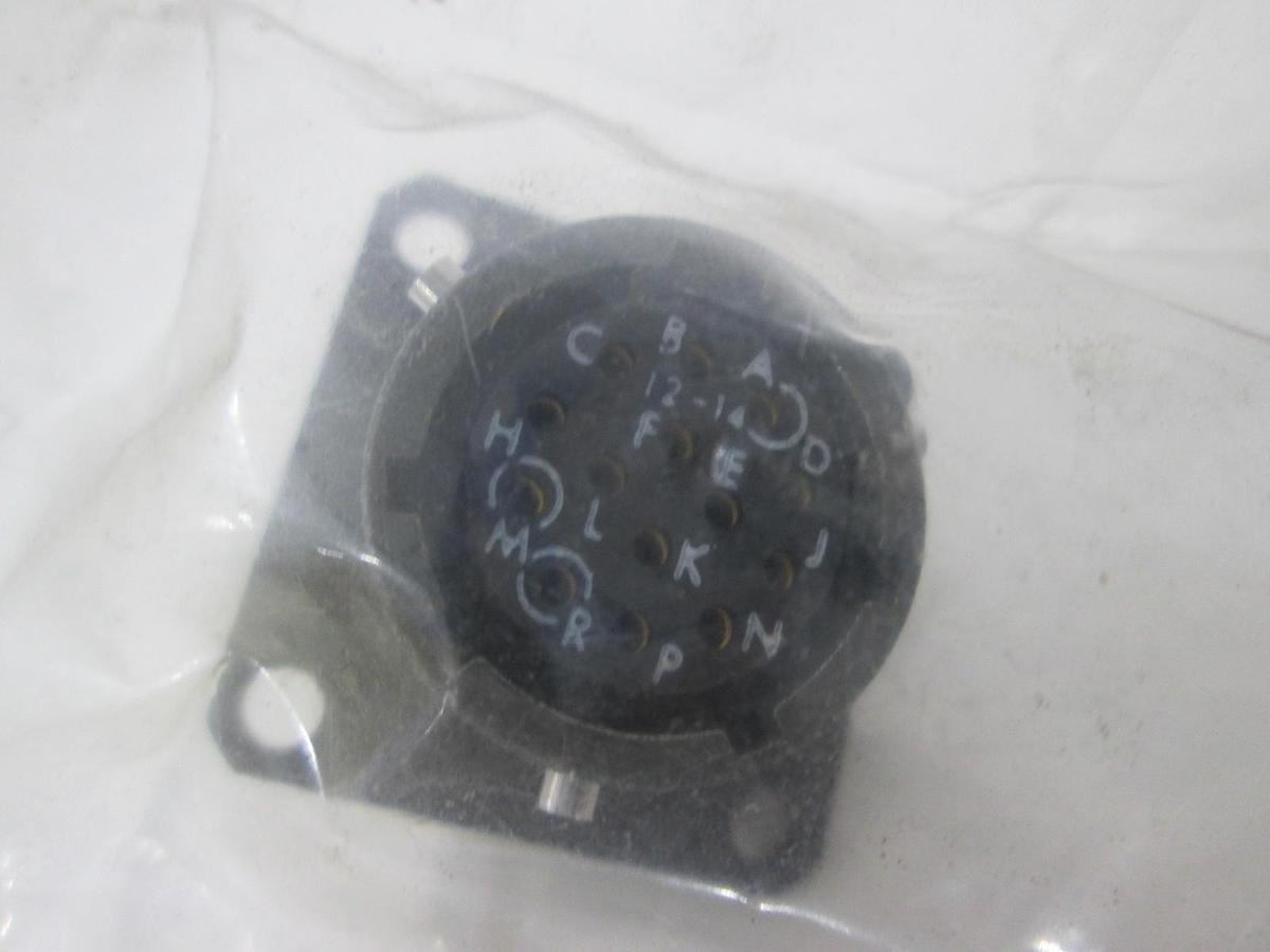 Used Amphenol, 9080-0104, 14 Pin Female Connector, New, Lot of 5