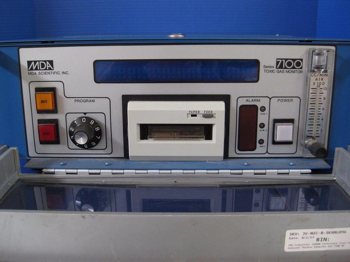 Used MDA Scientific 7100 Toxic Gas Monitor, Used