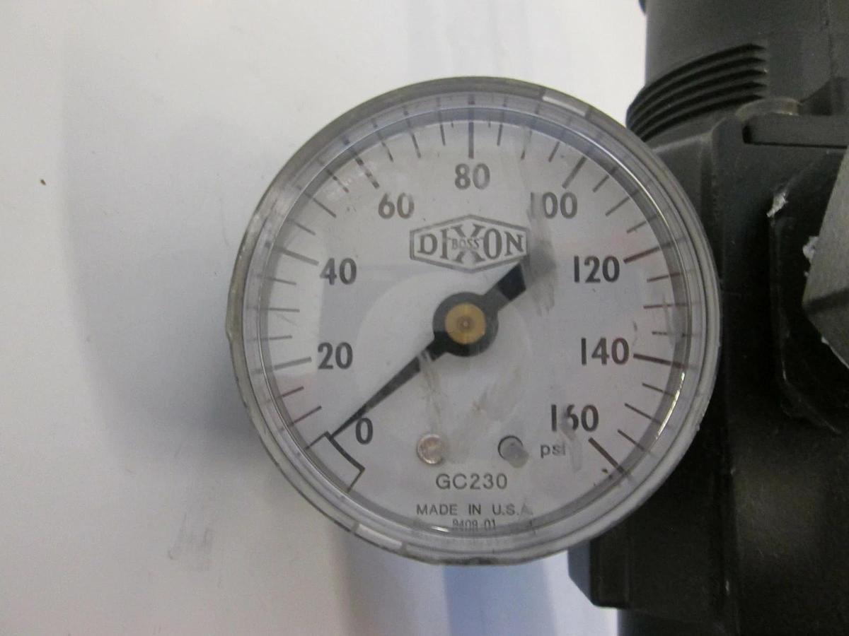 Used Dixon B74-6MMB Regulator with 0-160 Gauge, Used