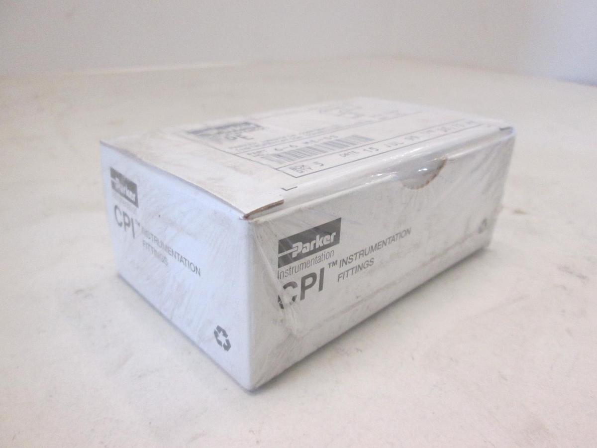 Parker, 6-6 ME-SS, Male Elbow Pipe Fitting Box of 5, New, Original Packaging
