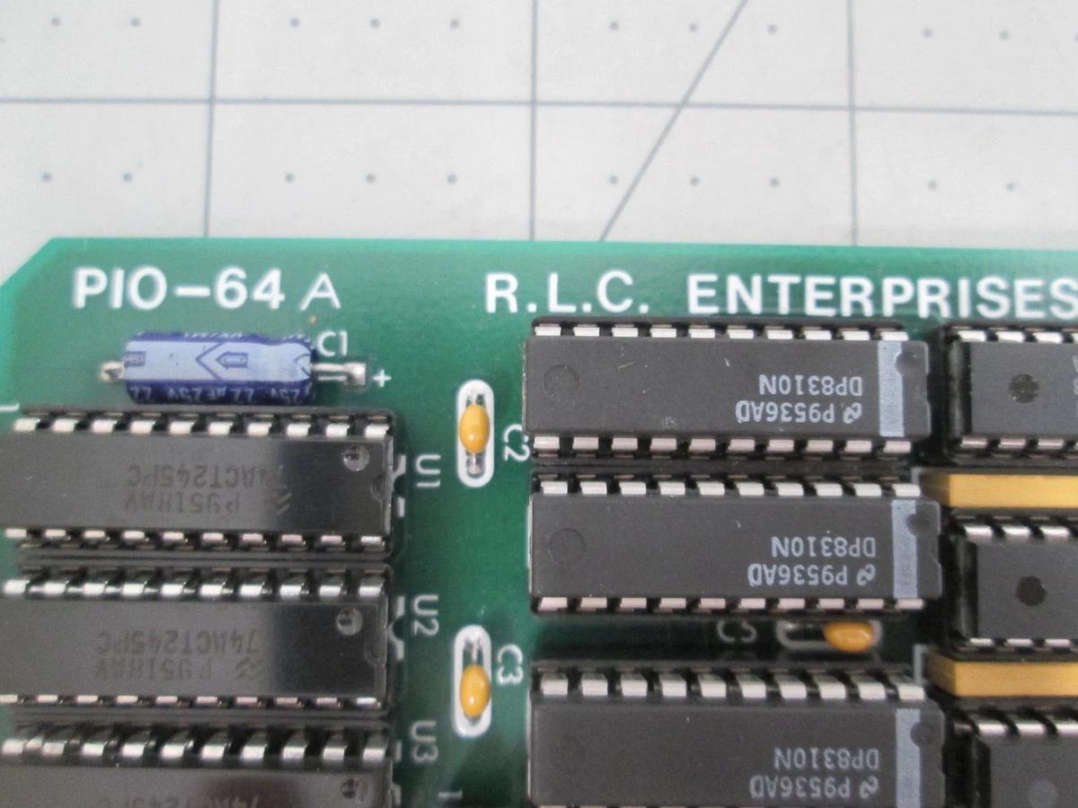 Used R.L.C Enterprises, PIO-64A, 906646-001, Input Configuration PCB Assy, Used