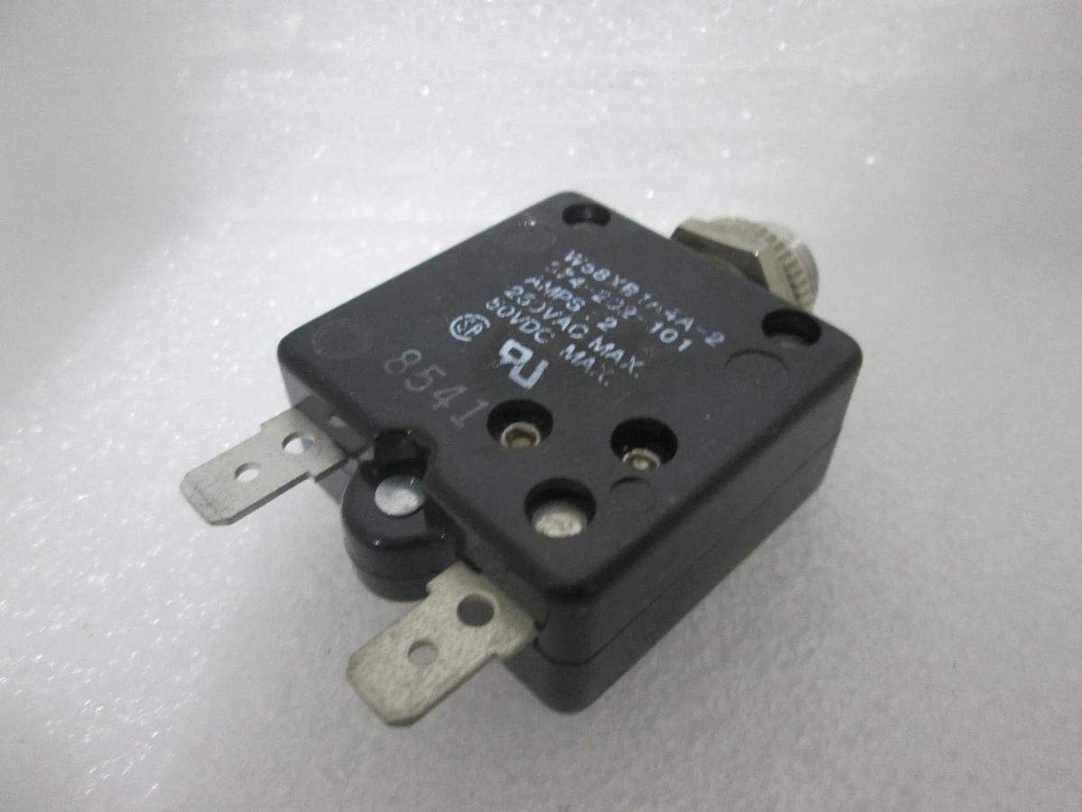 Potter & Brumfield, W58XB1A4A-2, Circuit Breaker, 2A, 250 VAC, New
