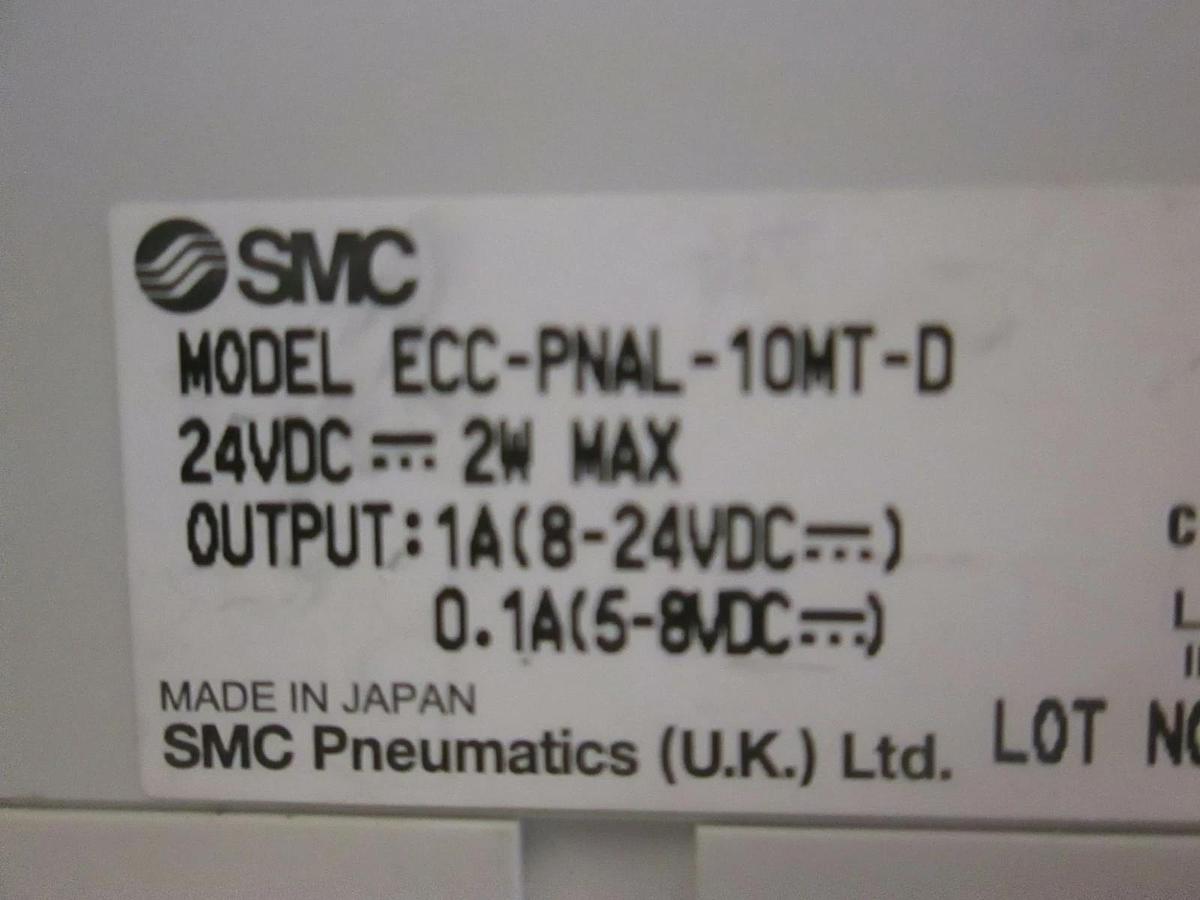 Used SMC, Transistor Output, ECC-PNAL-10MT-D, Used