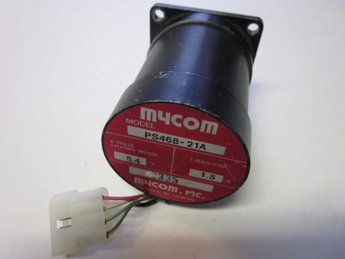 Used Mycom 4-phase Stepper Motor PS468-21A, NEMA 23, 1.5A. 5.4V