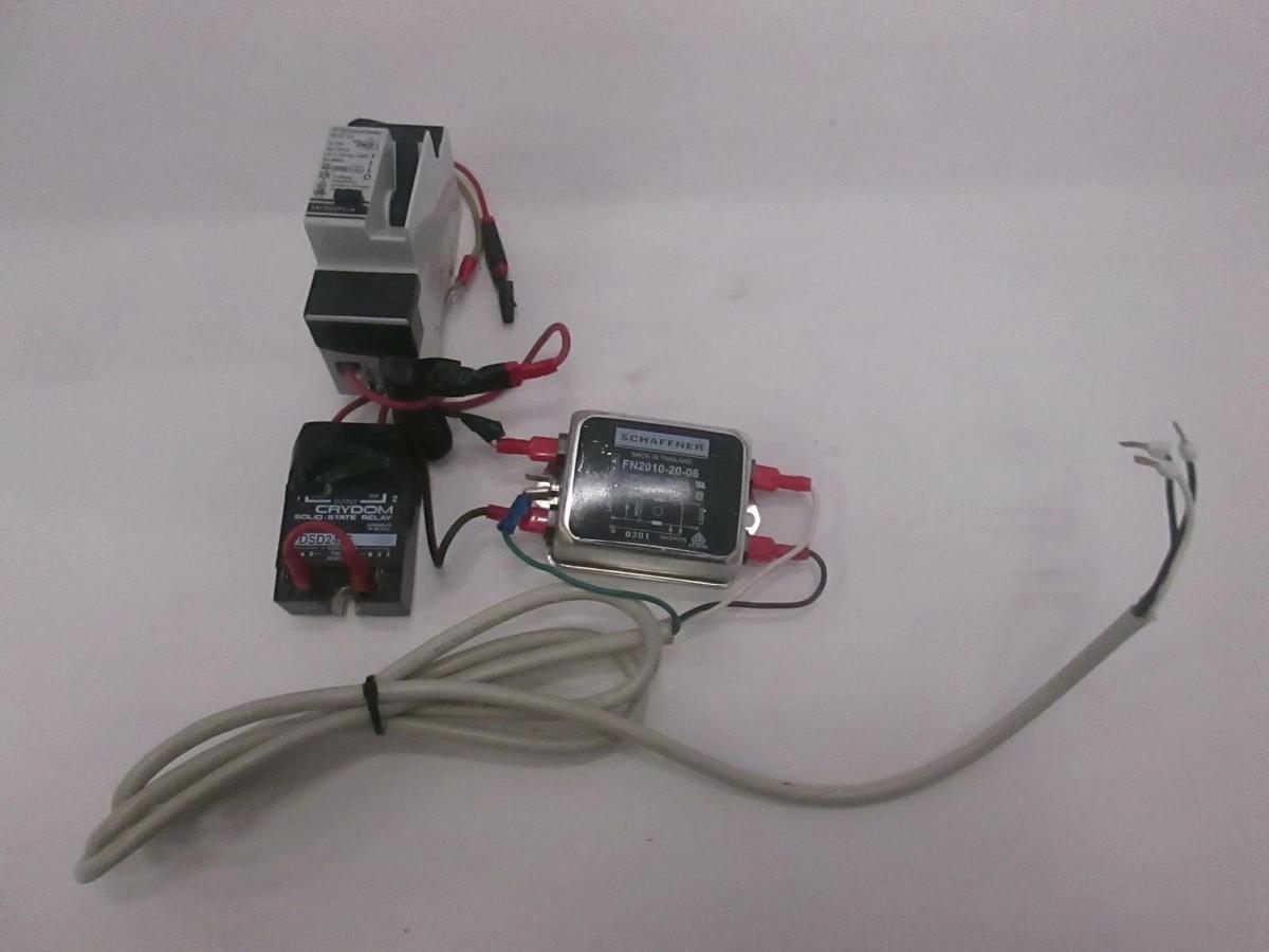 Used Assy, SchaffnerFN2010-20-06 Filter, CrydomRelay DSD2425, ABL Sursum Switch, Used