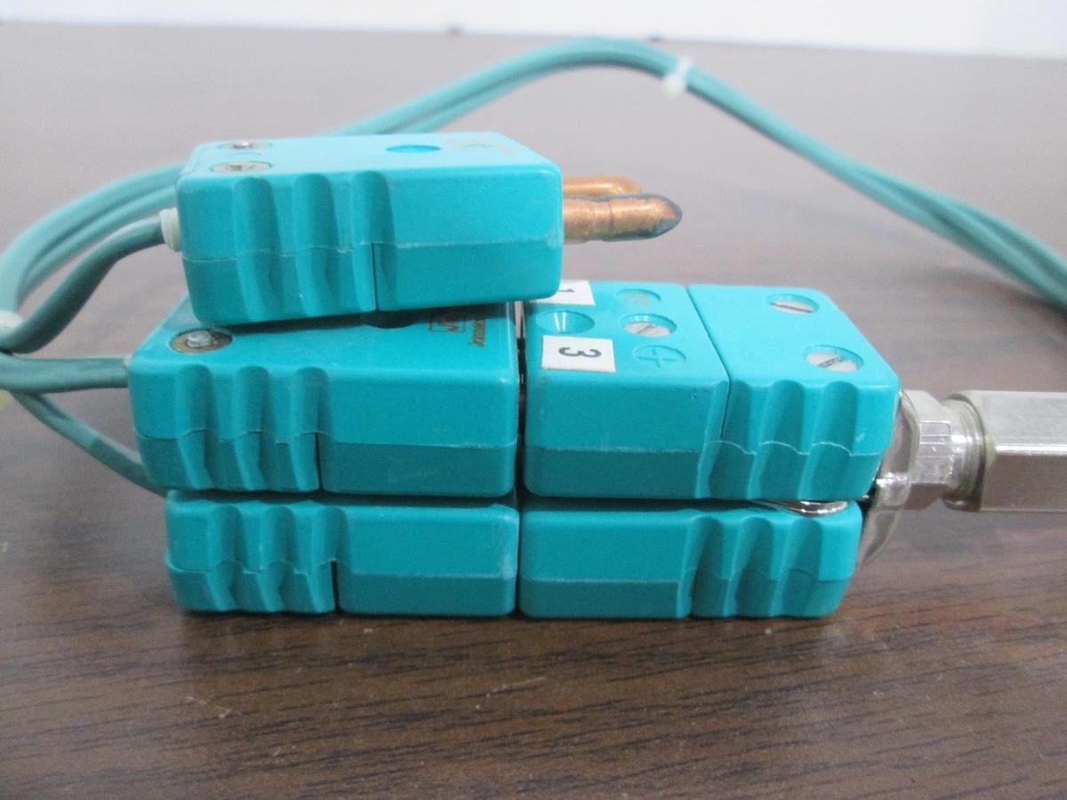 Used Johnson Matthey, Type R/RS Thermocouple, Mini Quick Release, Lot of 5 M/F, Used