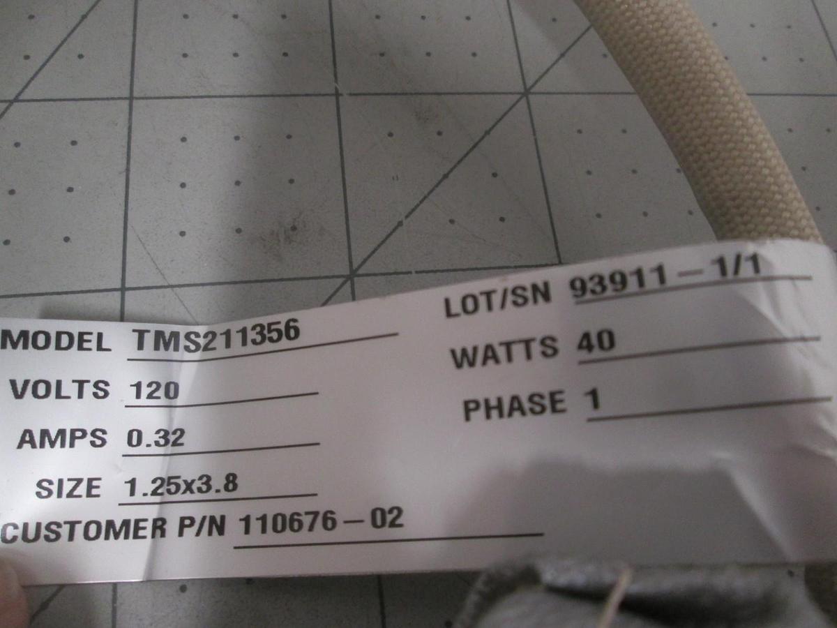 SPT Micro, 110676-02, TMS211356, Heater Jacket, 120V, 40W, 0.32A, 1 Phase, New