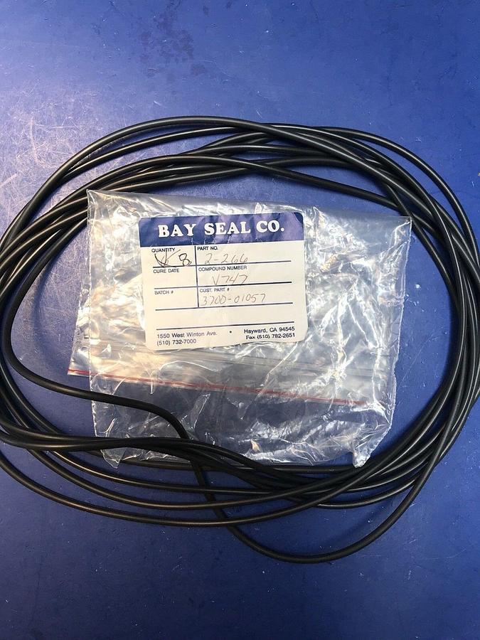 Bay Seal Co. O-Ring, 2-266, V747, 8" OD, Lot of 4 New