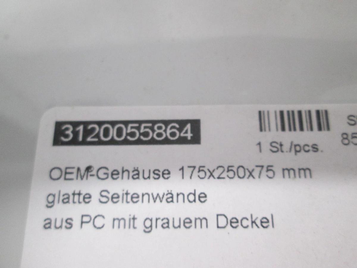 Hummel, Enclosure Box, 175x250x75mm, 200-7358, New