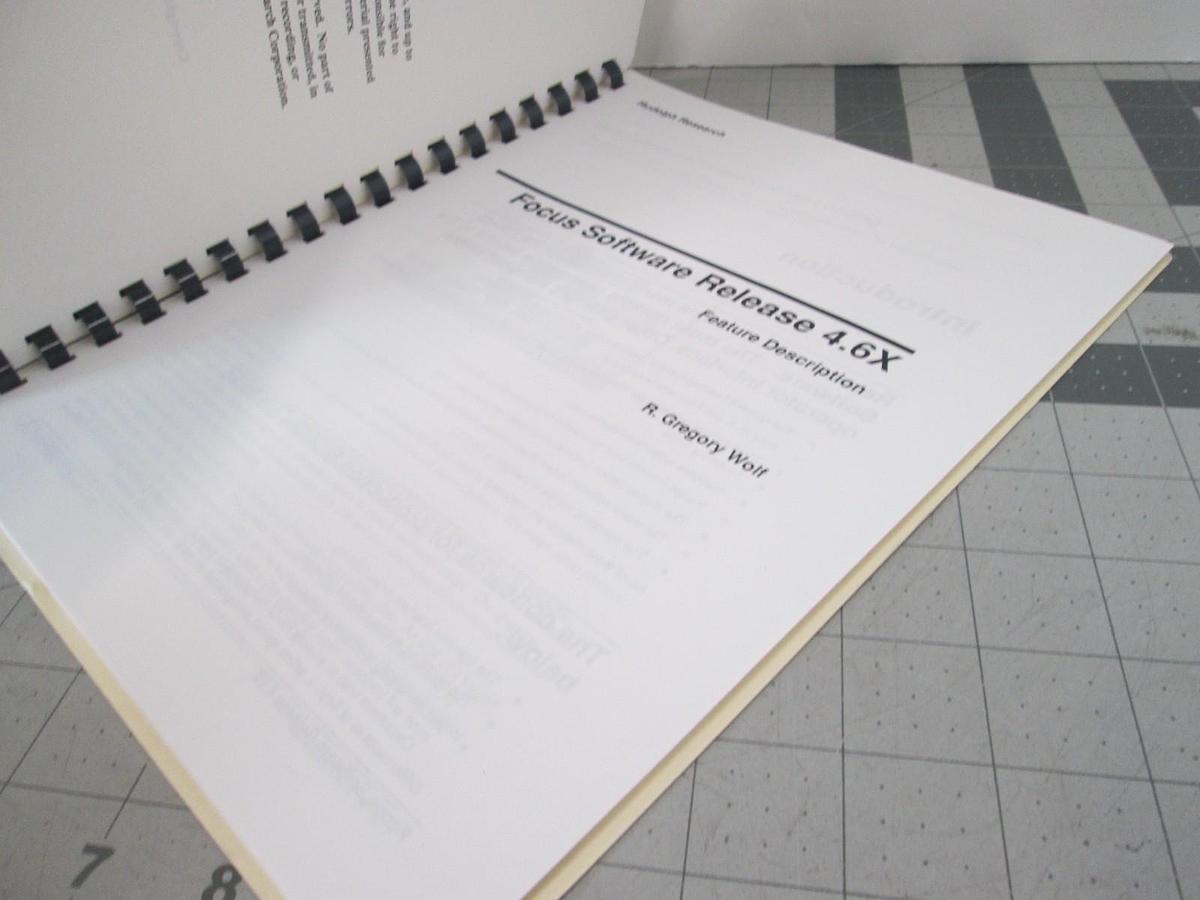 Used Rudolph Research, Ellipsometer, Documentation Kit for 4.6x, A12331, Used