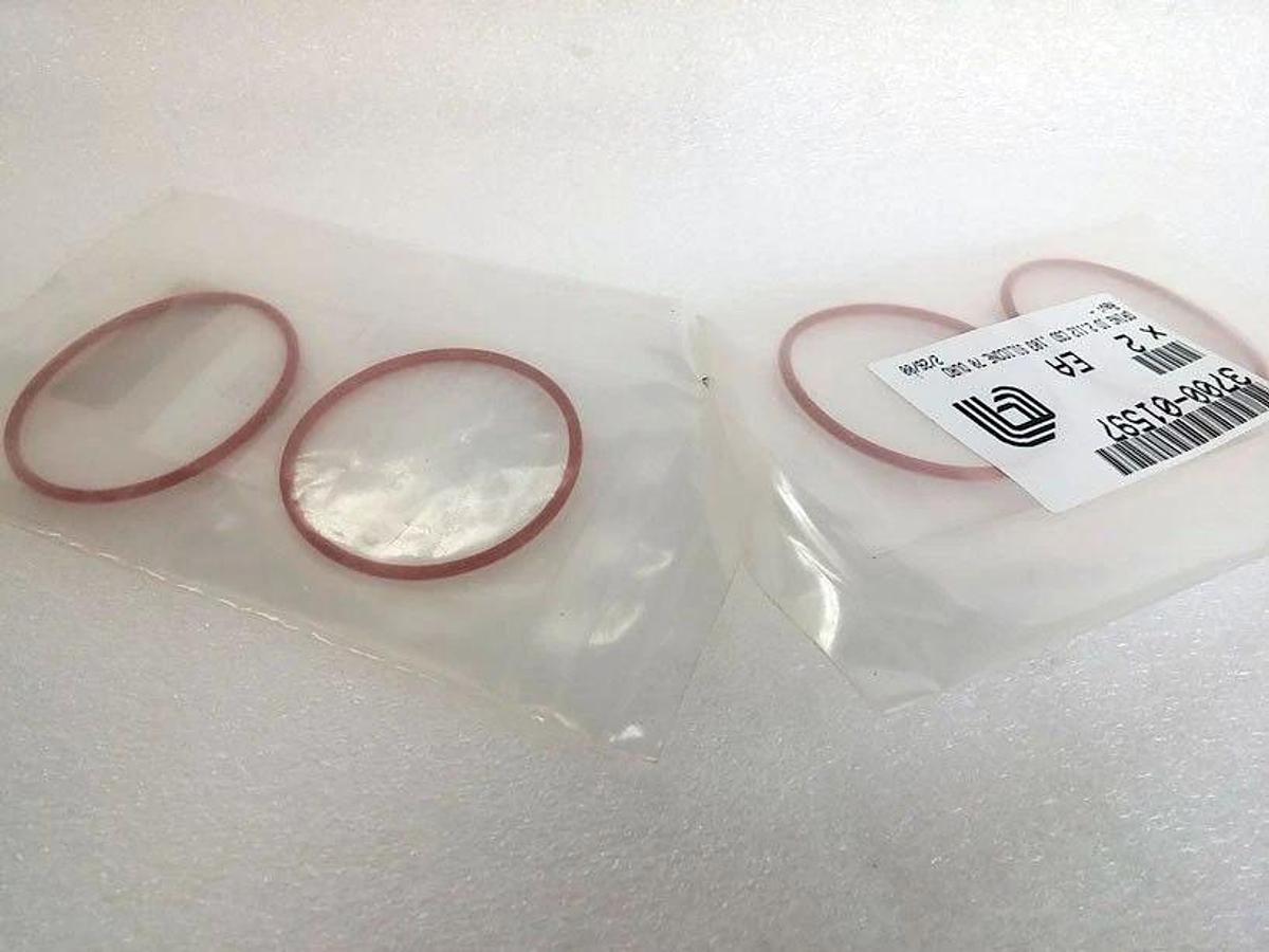Used AMAT Applied Materials 3700-01597 O-Ring ID2.112 CSD.103 Silic 70Duro, Lot of 4