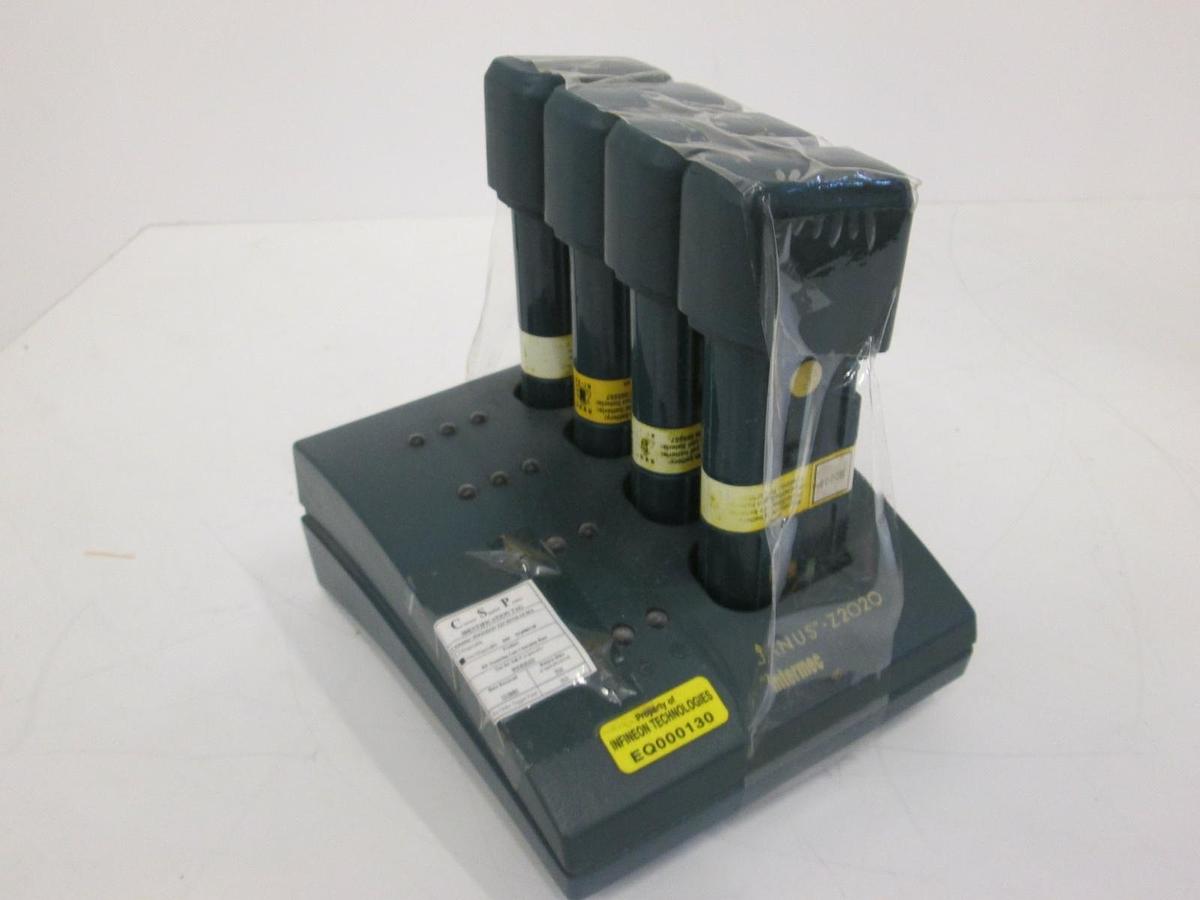 Used Intermec, Janus Z2020, Quad Battery Charger w/ 4 Batteries, Used