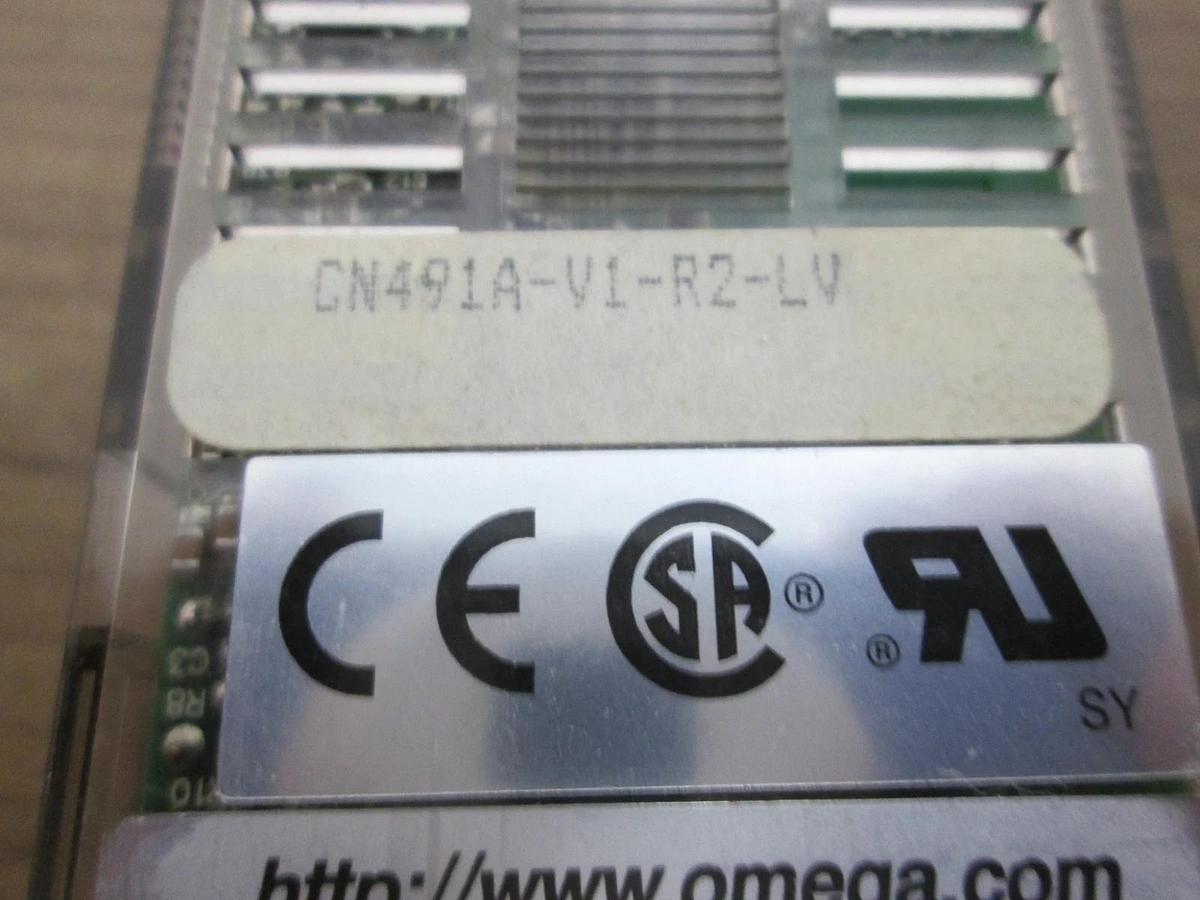 Used Omega CN491A-V1-R2-LV Temperature Controller, 1/32 DIN, 0-10V, Used