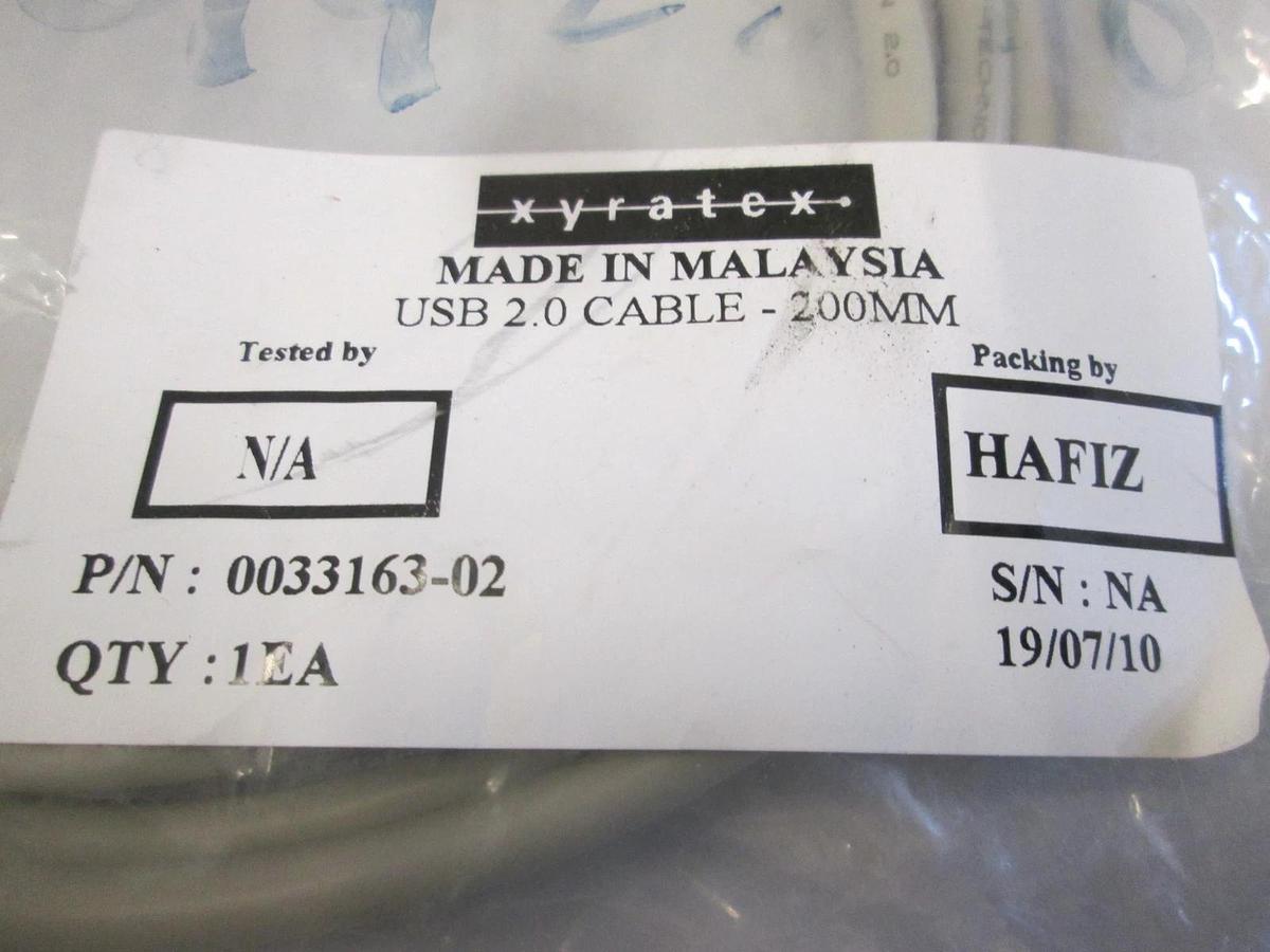 Xyratex, 0033163-02, USB 2.0 Cable- 200MM, New
