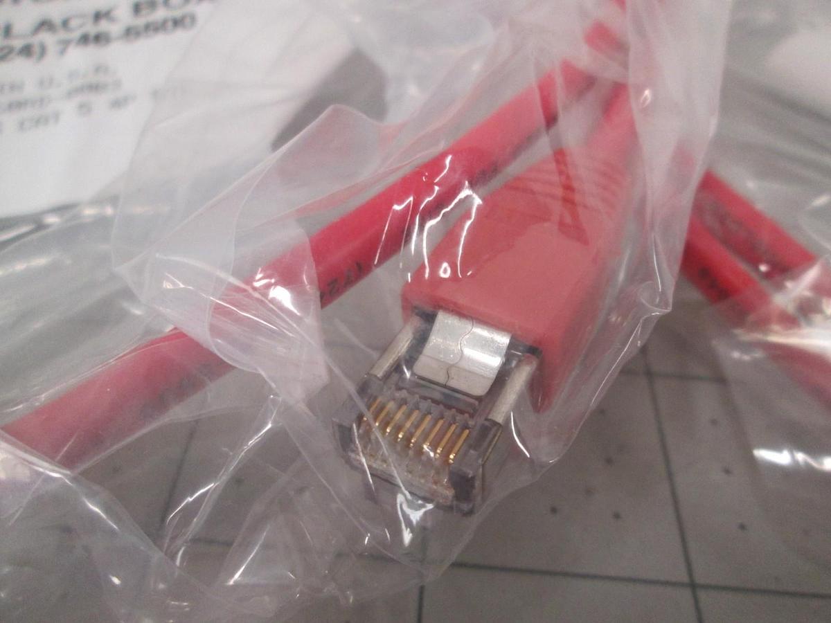 Blackbox, EVNSL60RD-0003, RJ45S/RJ45S Cat 5 4P STP, New, Lot of 4