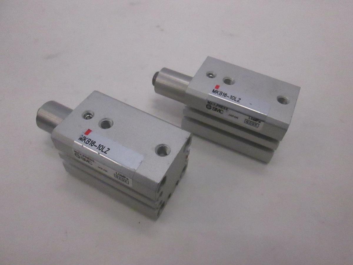 Used SMC, Rotary Clamp Cylinder, MKB16-10LZ, Used, Lot of 2