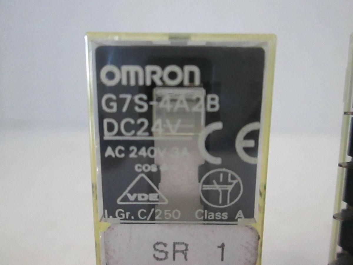 Used Omron Relay G7S-4A2B, Used, Lot of 2