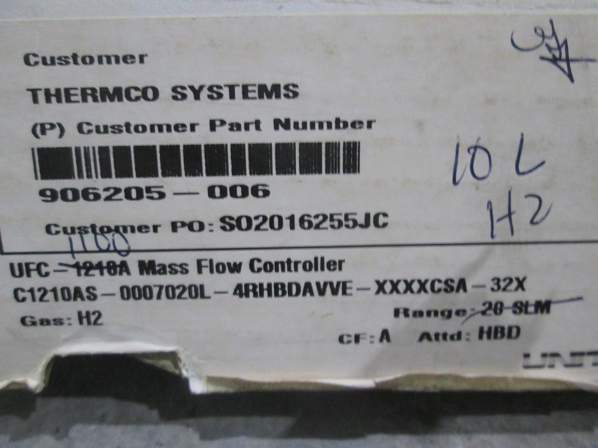 Unit, UFC-1100A, Mass Flow Controller, H2, 10 SLM , New