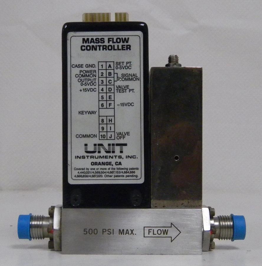 Used Unit UFC-1260A Mass Flow Controller, Gas- SIH4, Range- 500 SCCM, Used