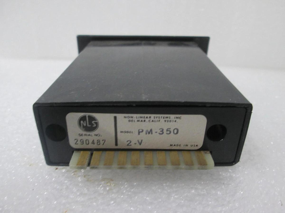 Used Non-Linear Systems, PM-350, Digital Panel Meter, Used