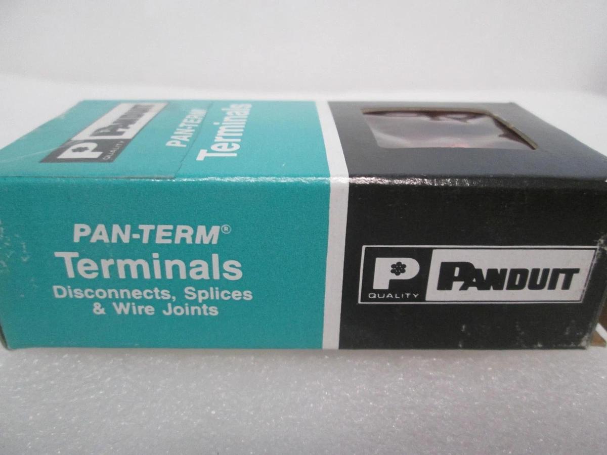 Panduit, Pan-Term Terminals, PV8-14R-Q, Stud 1/4, Wire Size 8, New, Lot of 23