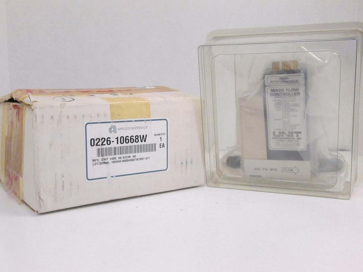 Used Unit UFC-1400A Mass Flow Controller MFC, He, 50 SCCM, Used