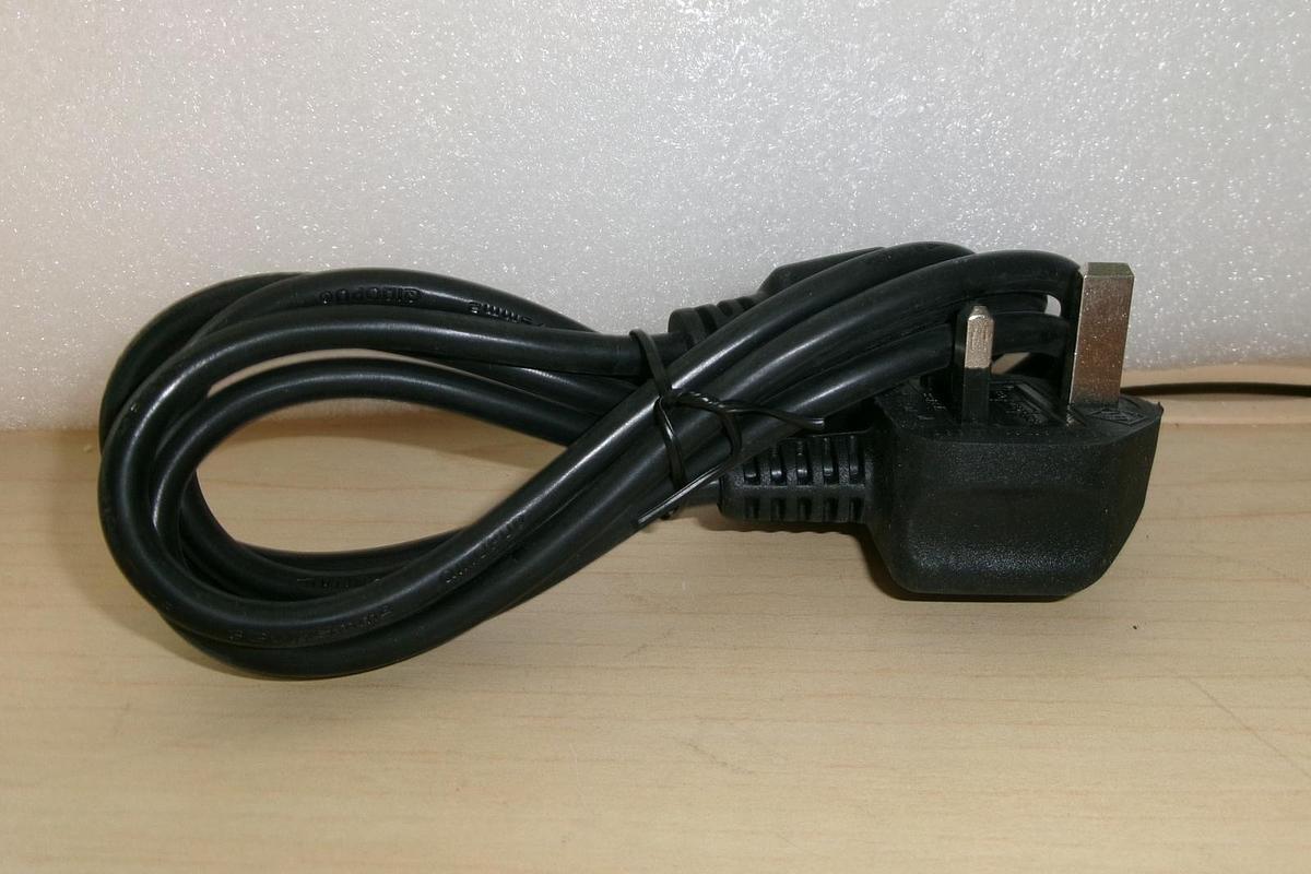 Used Qiaopu EU, power supply cord, bs1363/a, new