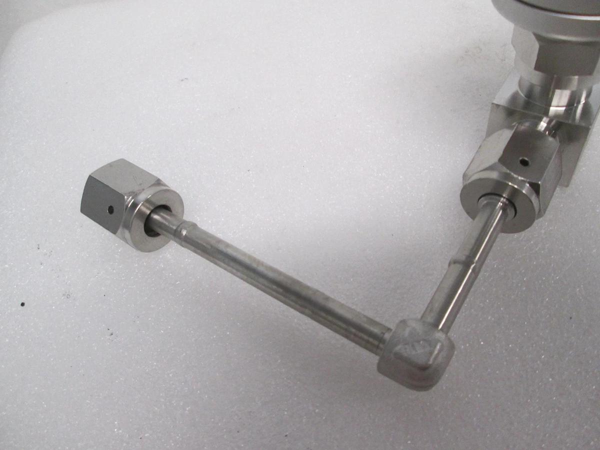 Used Fujikin, 0120-064661, N.O. Gas Assy w/ Millipore FJFG 02P RU Filter, Used