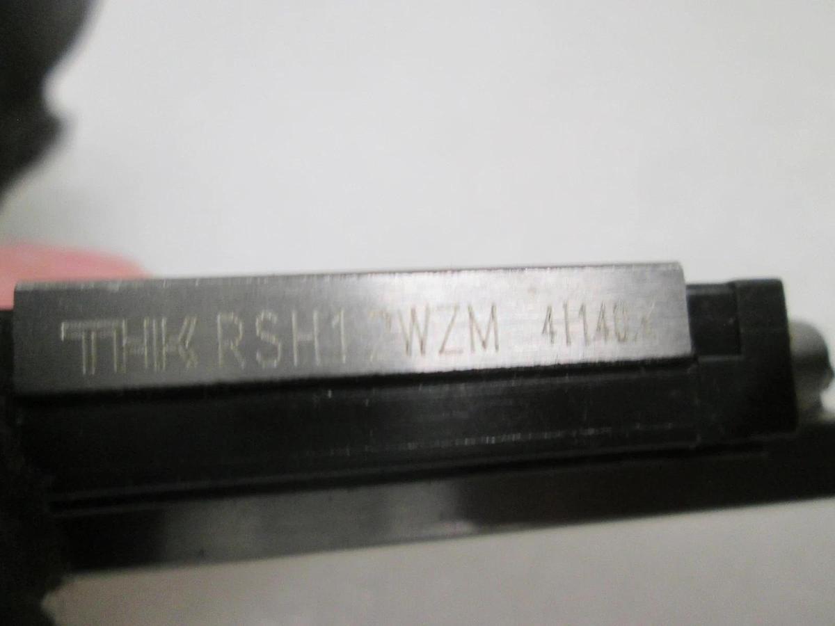 THK, RSH12WZM, Linear Bearing Guide Block w/ Guide Rail, New