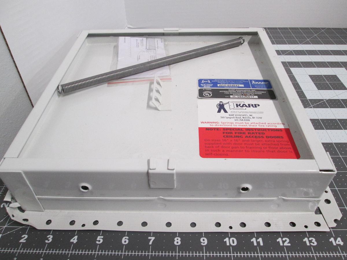 KARP Associates Fire Rated Access Door Frame Assembly W/N 43337 WHI-854643 UL