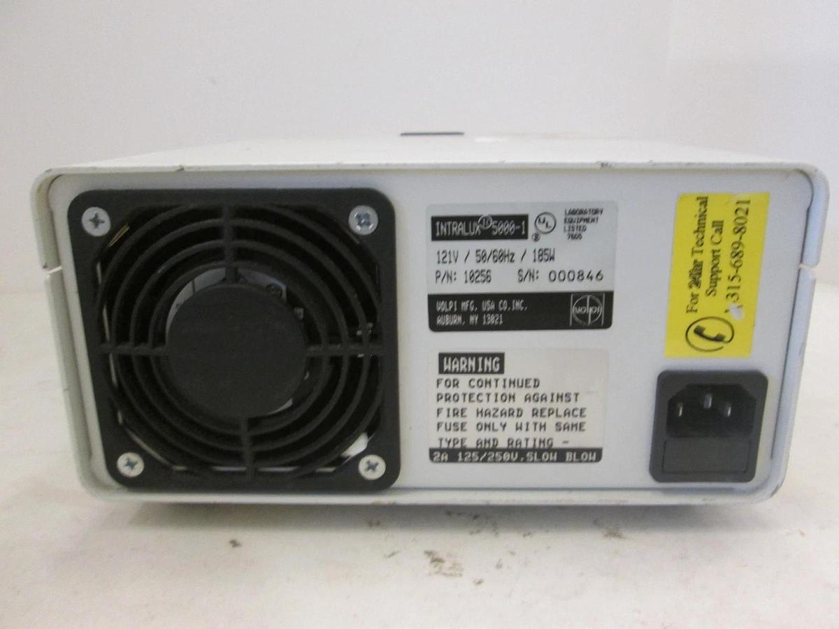 Used Intralux 5000-1, Light Source Illuminator, 121V, 50/60Hz, 185W, Used