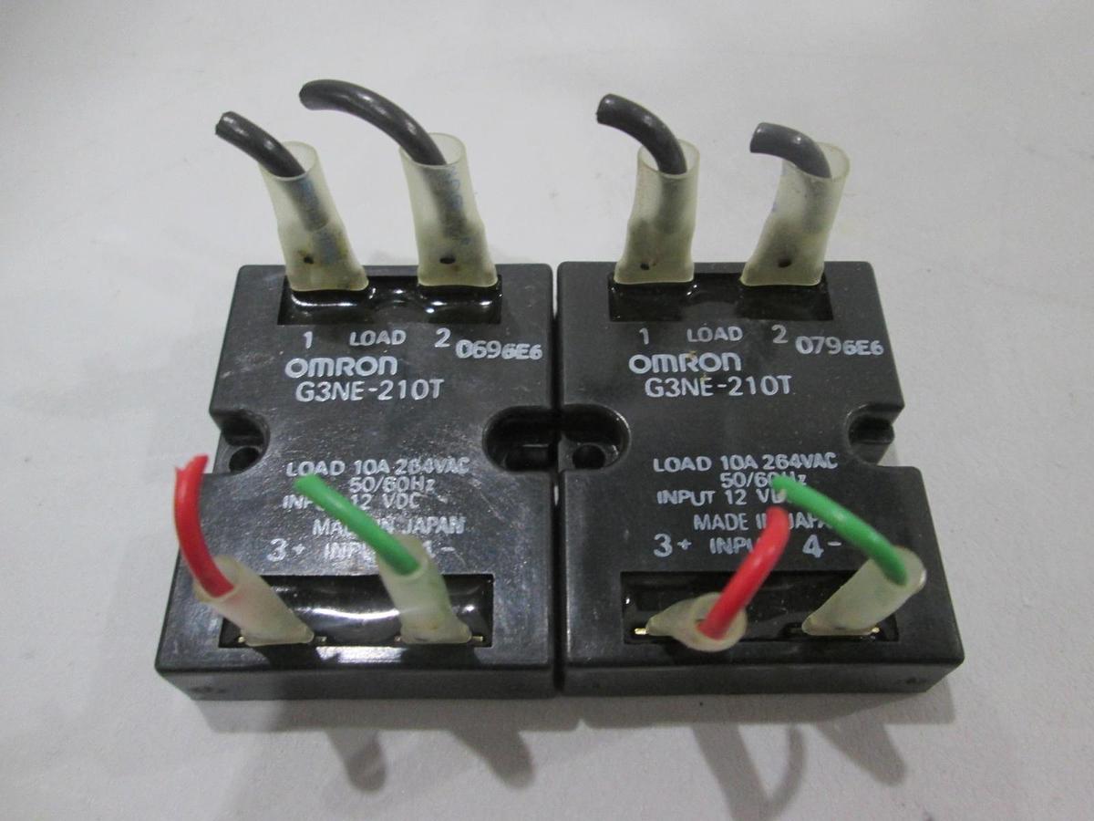 Used Omron, G3NE-210T, Solid State Relay, Used, Lot of 2