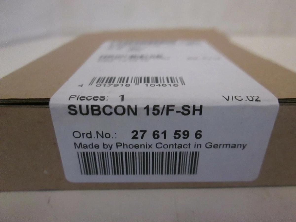 Used Phoenix Contact, SUBCON 15/F-SH, Sub Miniature Controller, New