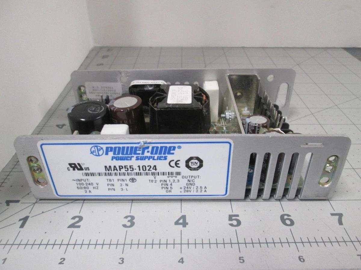 Used Power One, MAP55-1024, Power Supply, Used