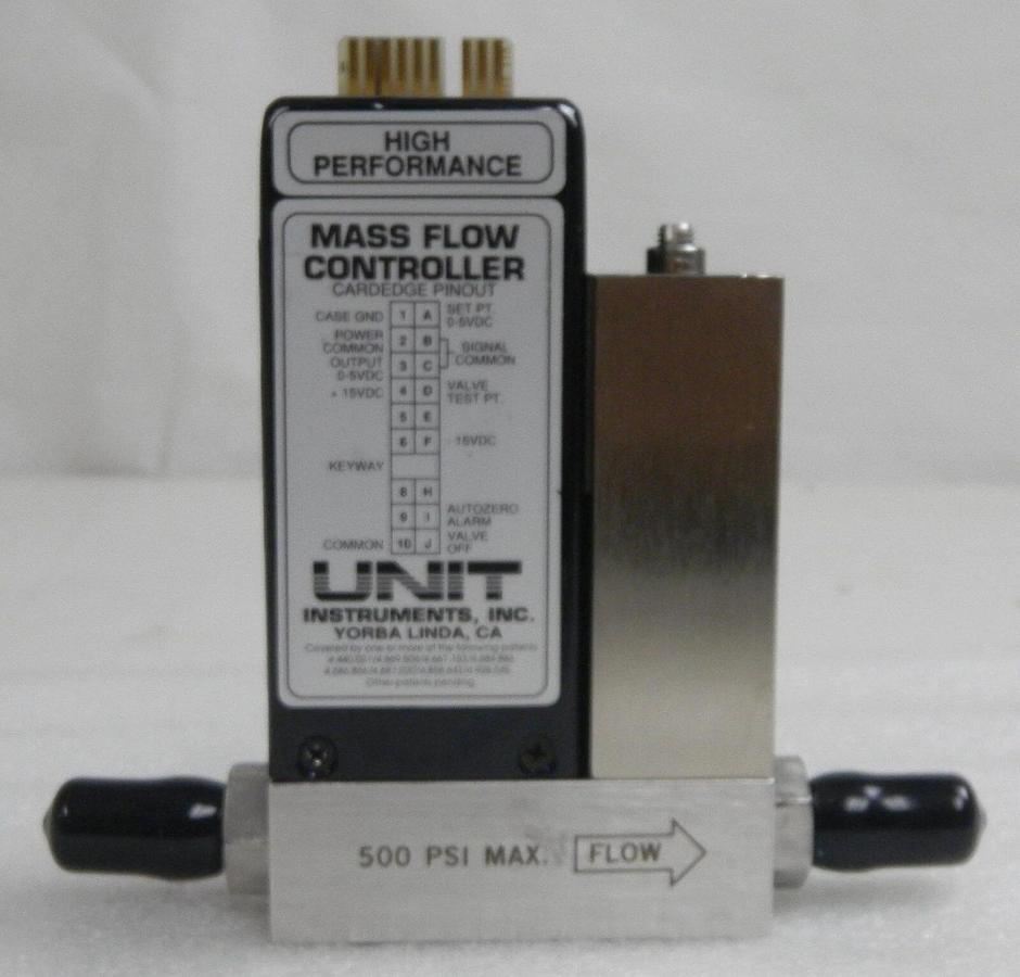 Used Unit UFC-1200, Mass Flow Controller, Gas- CF4, Range- 50 SCCM, 1/4" M I/O VCR