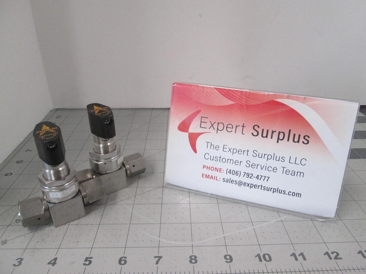 Used Fujikin, 038819, Diaphragm Valve, 316L-P, Used, Lot of 2