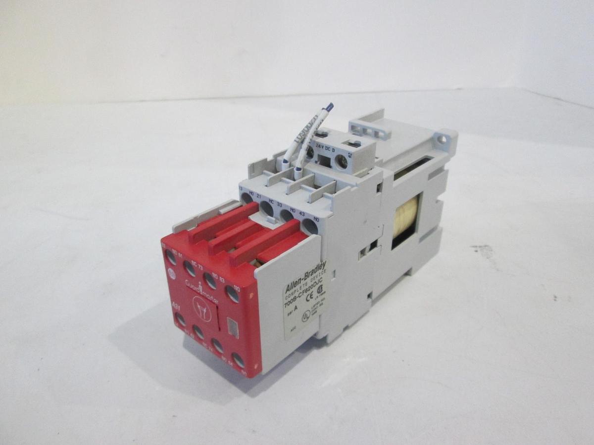 Used Allen-Bradley, 700-CF310D w/ 100S-F, Contact Relay and Auxiliary Contact, Used