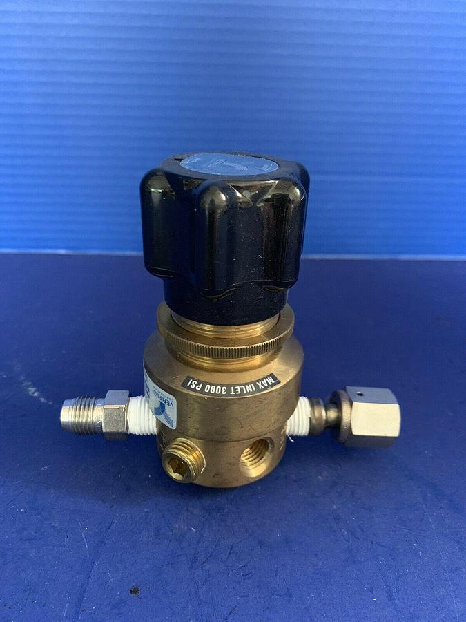 Used Veriflo IR400B4PXX4PM Brass Regulator, 4 Ports, 1/4" MVCR, Used