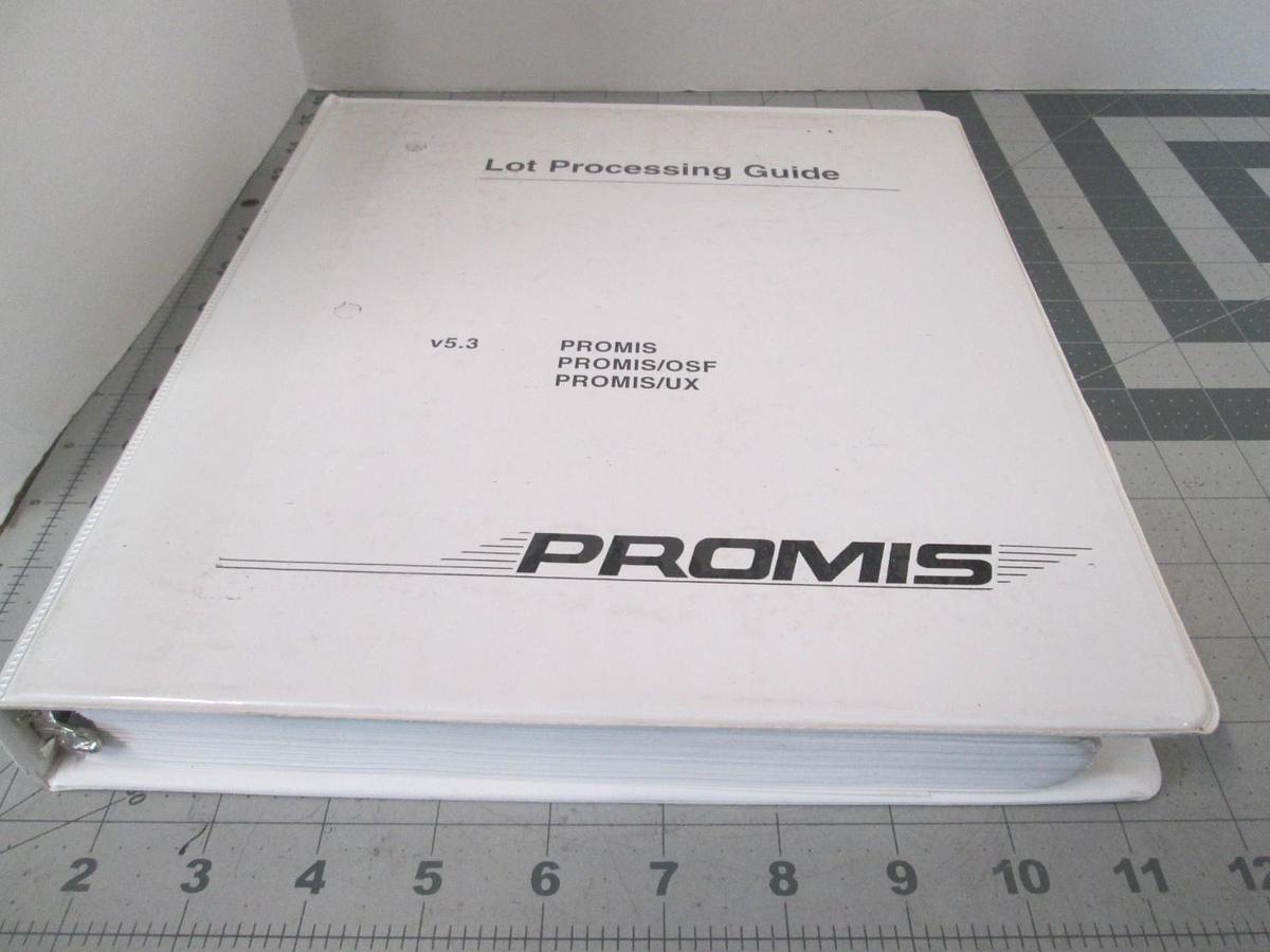 Used Promis, Lot Processing Guide, v5.3, Used