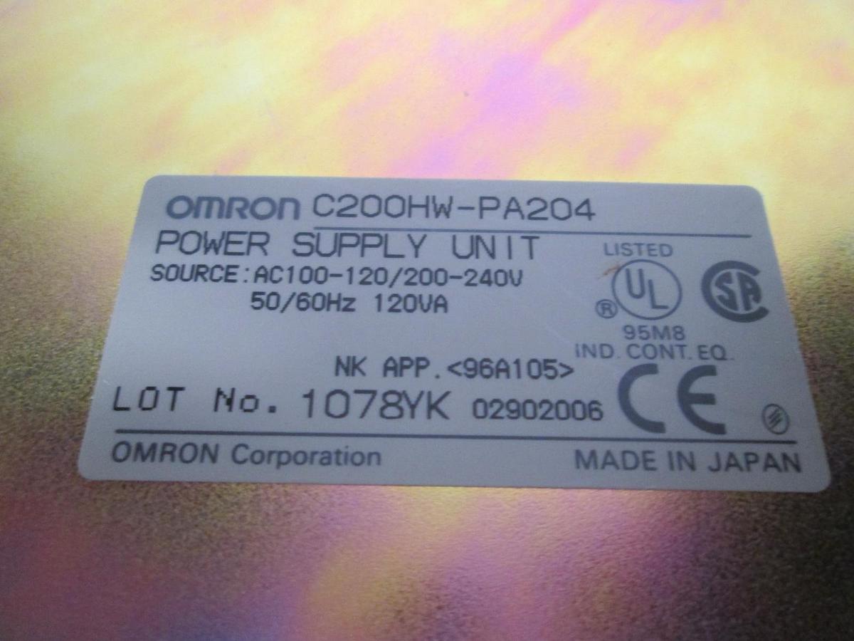 Omron, C200HQ-PA204, Power Supply Unit, New