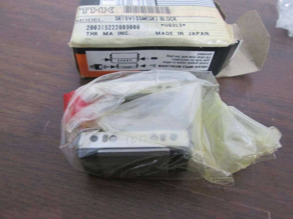 Used THK, SSR15V1SSM (GK) Block, Linear Guide Block, New