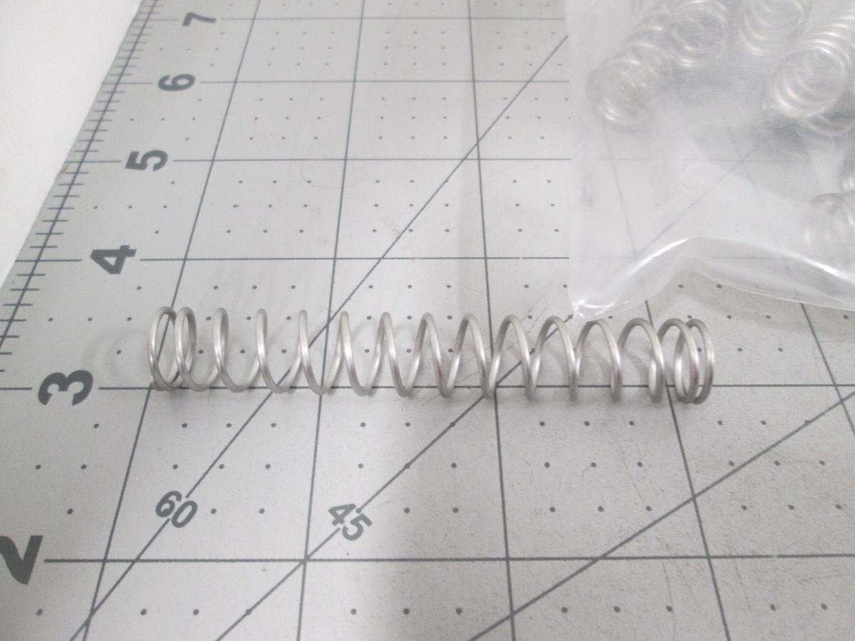Century Spring, Compression Spring, SS .48" OD x 3" L x .39 ID, New, Lot of 25