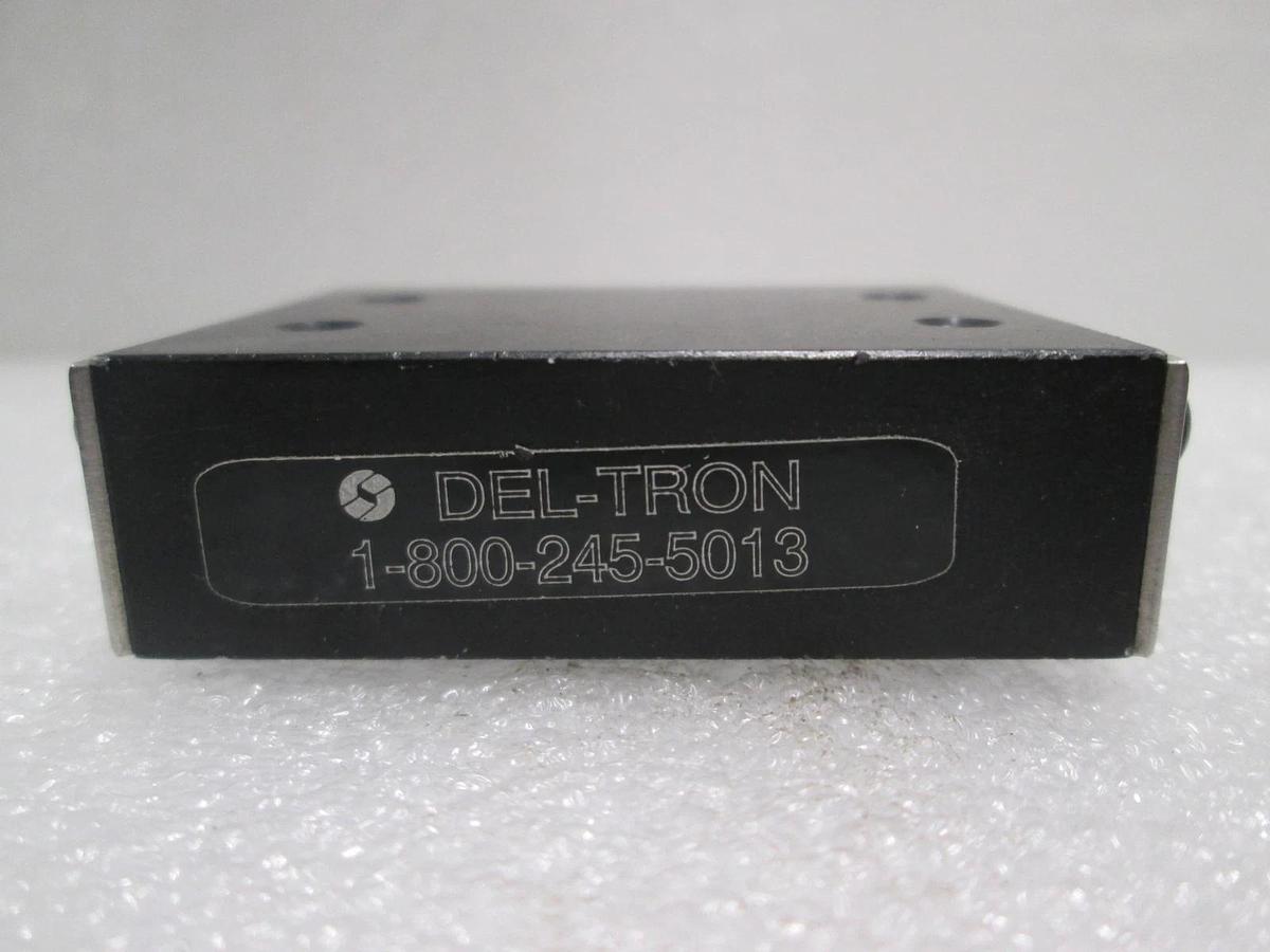 Used Del-TronLinearBearing Guide Block w/ Guide Rail, Used