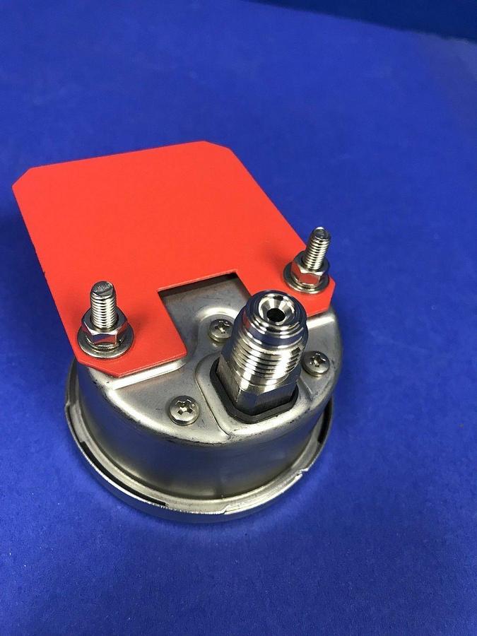 Used Pacific Scientific Gauge 30-0-60 psi / -100-400 kPa, 2.5", 1/4" MVCR, Used